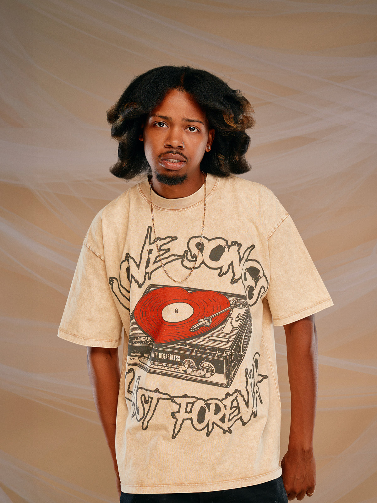 Love Songs Last Forever Oversized T-Shirt